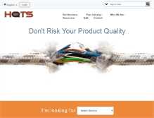 Tablet Screenshot of hqts.com